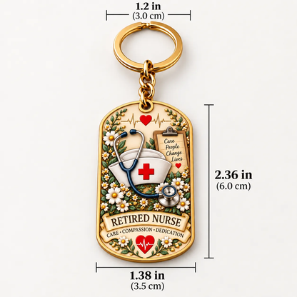 👩‍⚕️ Retired Nurse Keychain