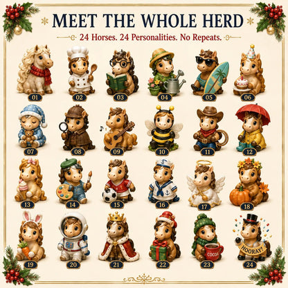 ⏰Limited Stock 50% OFF - 🎄 🐴2026 Horse Advent Calendar | 24 Days of Horse Magic🎁(📦Buy 2 Free Shipping)