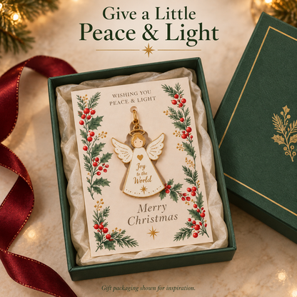 ✨ Keepsake Enamel Ornament Greeting Card | 2-in-1 Holiday Gift & Card 🎄