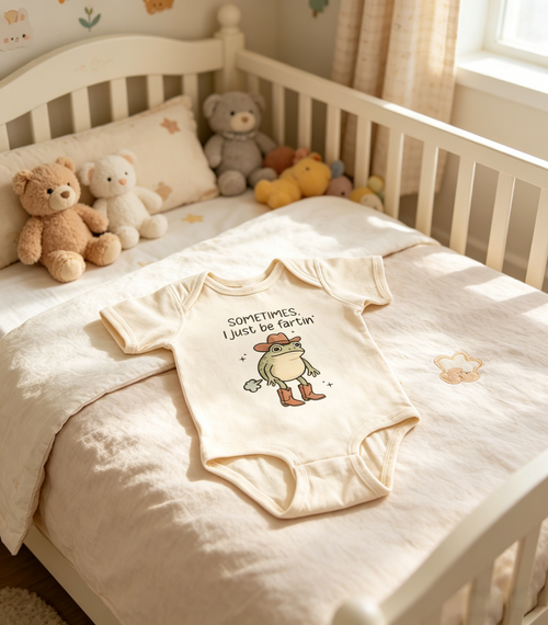 🔥Hot Sale 49% off🌟Sometimes I Just Be Fartin' Onesie, Funny Baby Onesie