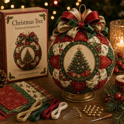 ⏳ Last Day 49% OFF – 🎄Beginner-Friendly DIY Christmas Patchwork Ornament Kit Collection💕