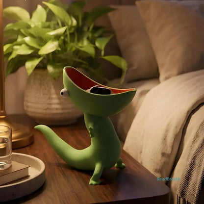 Cute Lizard Soap Holder Storage Shelf