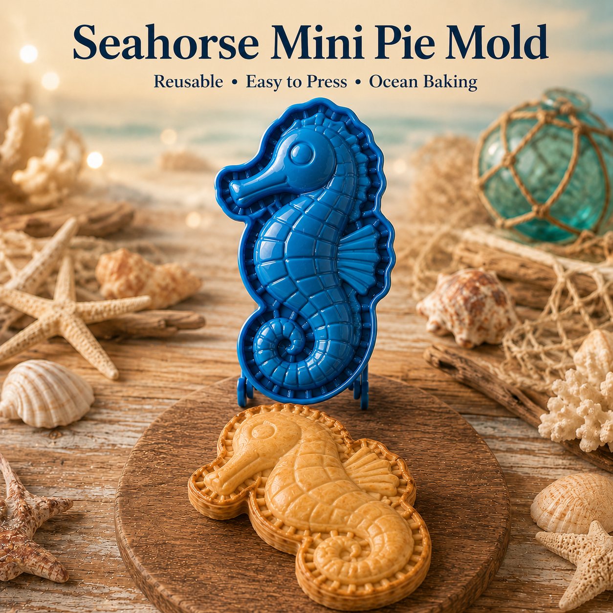 🔥HOT SALE🔥⏳ Last Day 50% OFF – 🌊 8-Design Ocean Filled Pie Press Collection | Reusable Hinged Molds for Cutting, Filling, Shaping & Sealing Marine-Themed Hand Pies 🥧✨