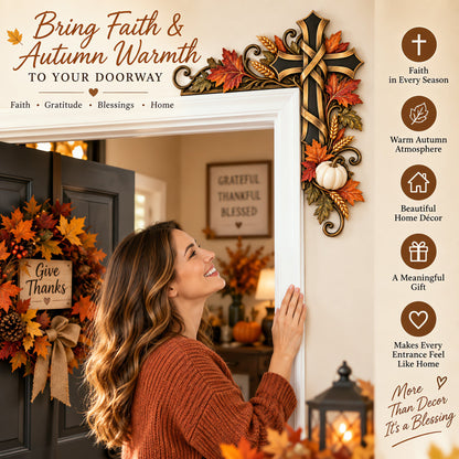 🍁Autumn Door Corner Topper – Harvest & Faith Home Decor