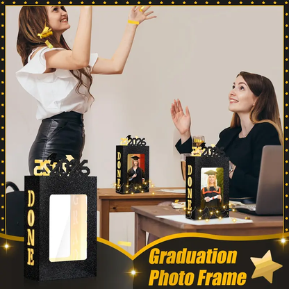 4/8Pcs Graduation Centerpieces for Class of 2026 Fit 4x6in Photo | Fillable Picture Box