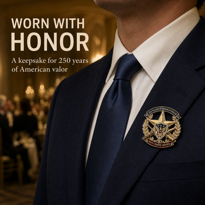 The "American Valor" 250th Anniversary Commemorative Heirloom | Tribute to Duty, Honor & Service 🇺🇸🦅