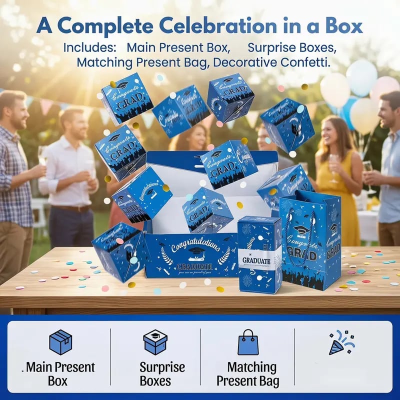 🔥LAST DAY 49 % OFF🔥2026 Graduation Surprise Pop-Up Gift Box