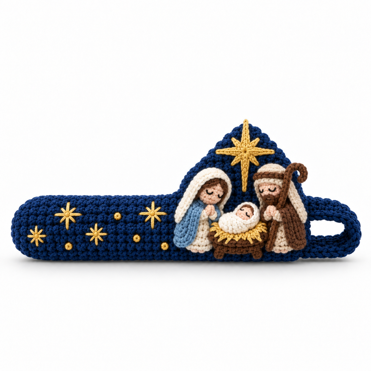 ✨ Divine Details: Hand-Crocheted Faith & Blessing Door Handle Covers ✨