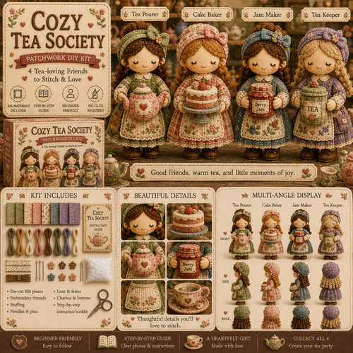 Last Day:49% OFF🧵 Tiny Worlds Collection – Patchwork DIY Kit Series
