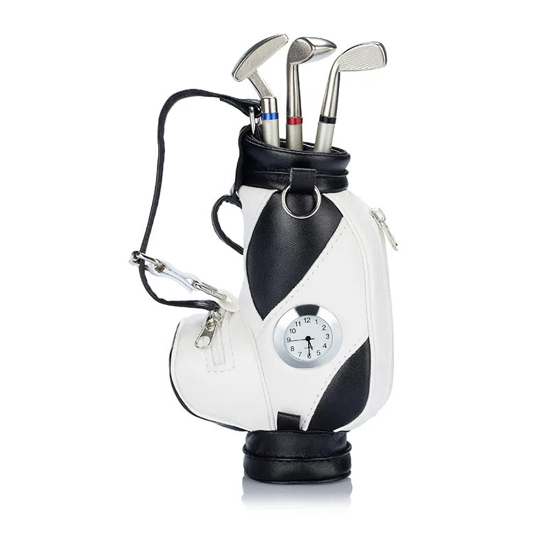 ⛳Golf Pen Holder + 3-Pen Set🏌️‍♂️Elevate Your Office Desk – A Hole-in-One for Style & Function