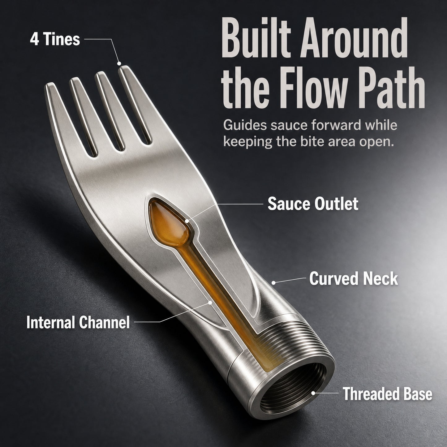 🍟 Sauce Tube Fork |The Funniest Way to Eat Fries Since... Fries Were Invented.