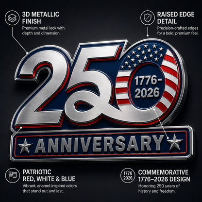 🎉Celebrate 250th Anniversary with a Patriotic Car Emblem