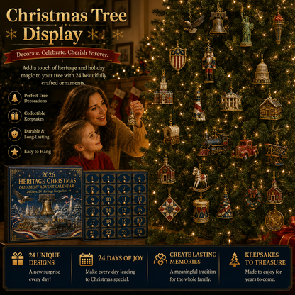 🔥Last 30pcs✨⏰ Limited anniversary edition✨49% OFF!🔥America 250th Anniversary Heritage Christmas Advent Calendar