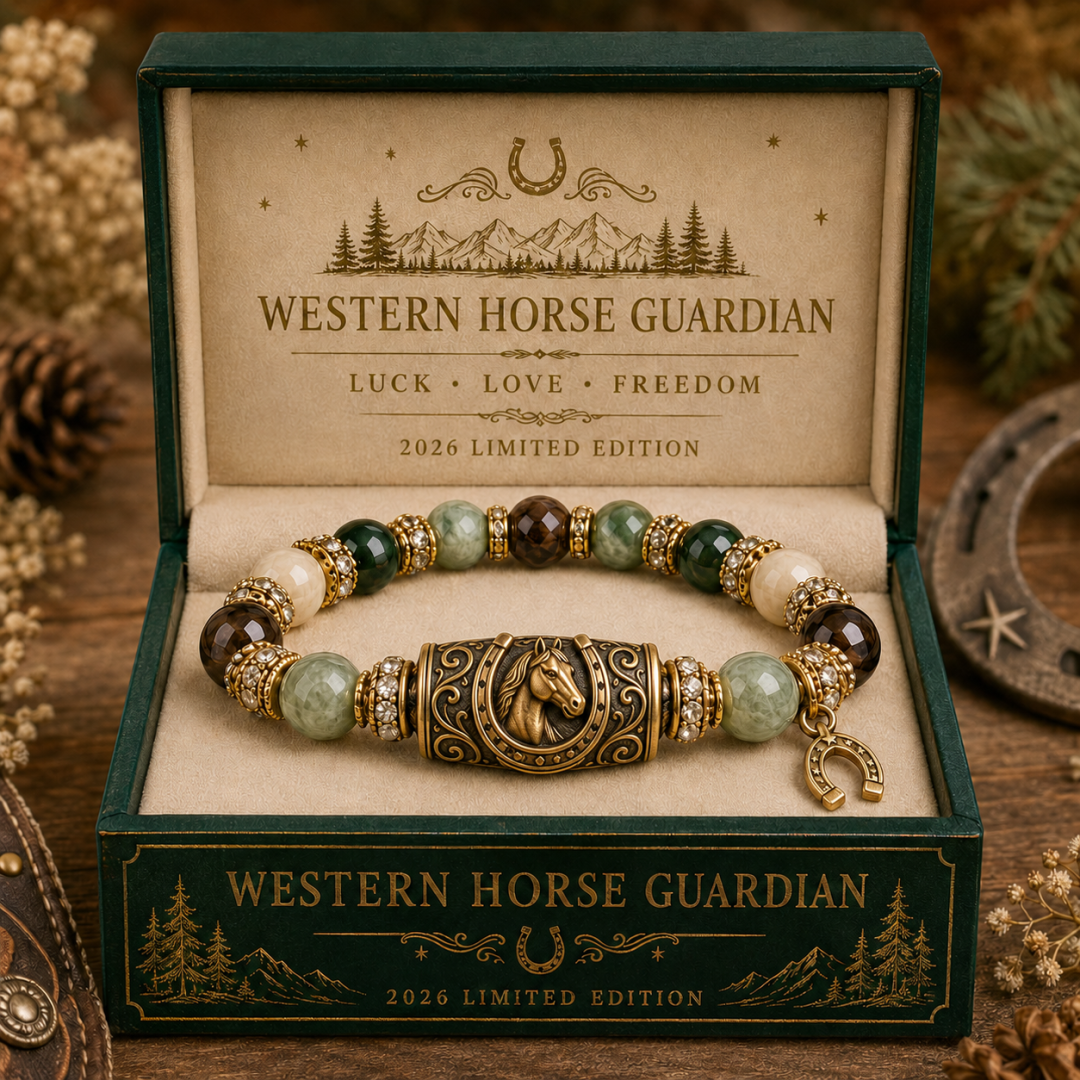 🐎 Western Horse Guardian Crystal Bracelet