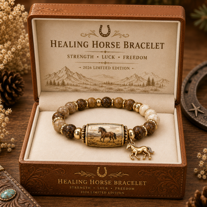 🐎 Western Horse Guardian Crystal Bracelet