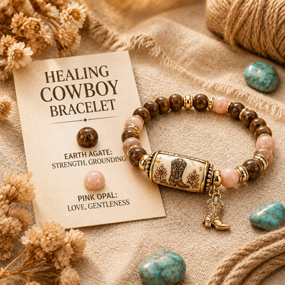 🐎 Western Horse Guardian Crystal Bracelet