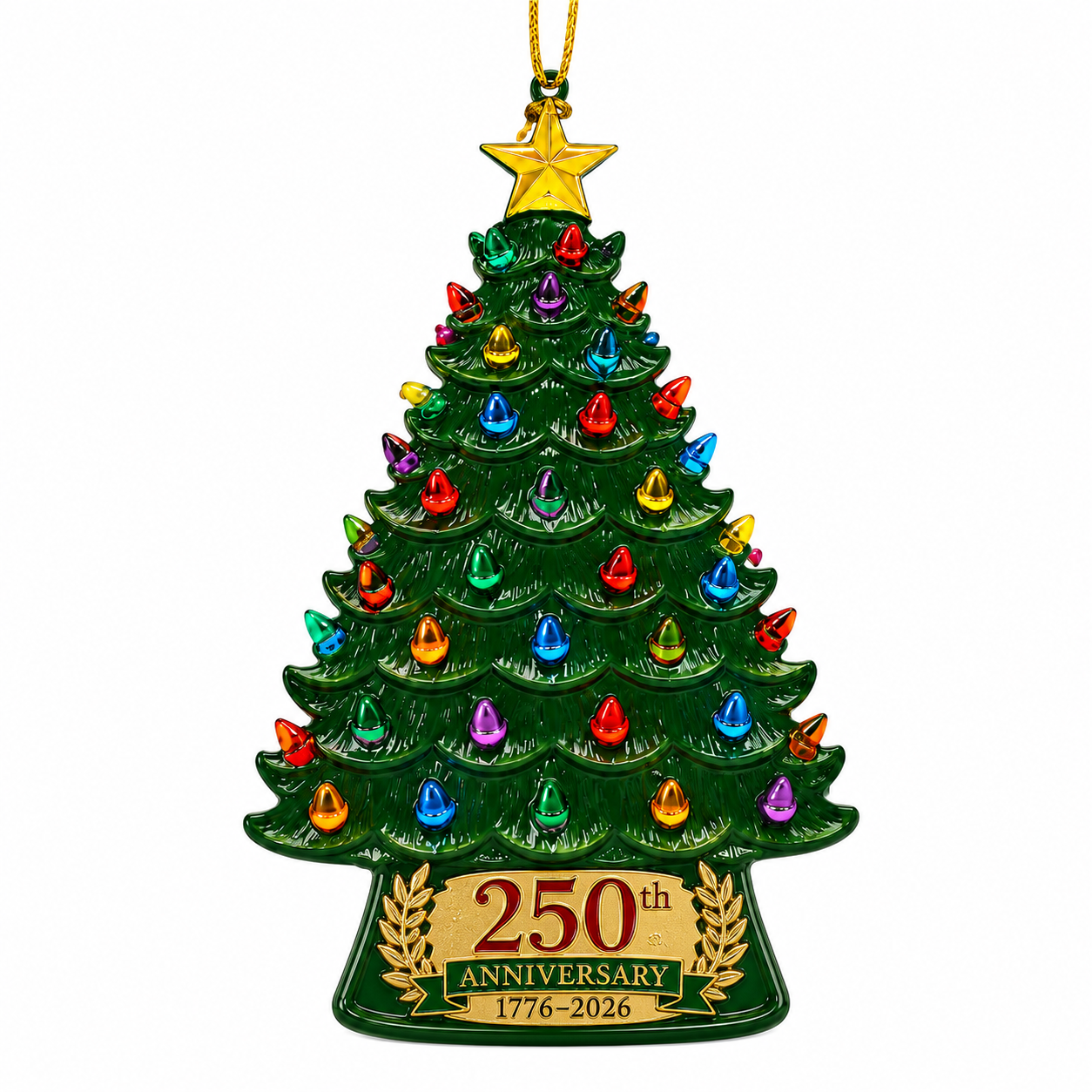🔥🔥🔥2026 America 250th Anniversary Nostalgic Christmas Tree Ornament