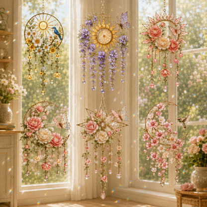 🔥Last Day 50% OFF - 🌸Crystal Garden Suncatcher