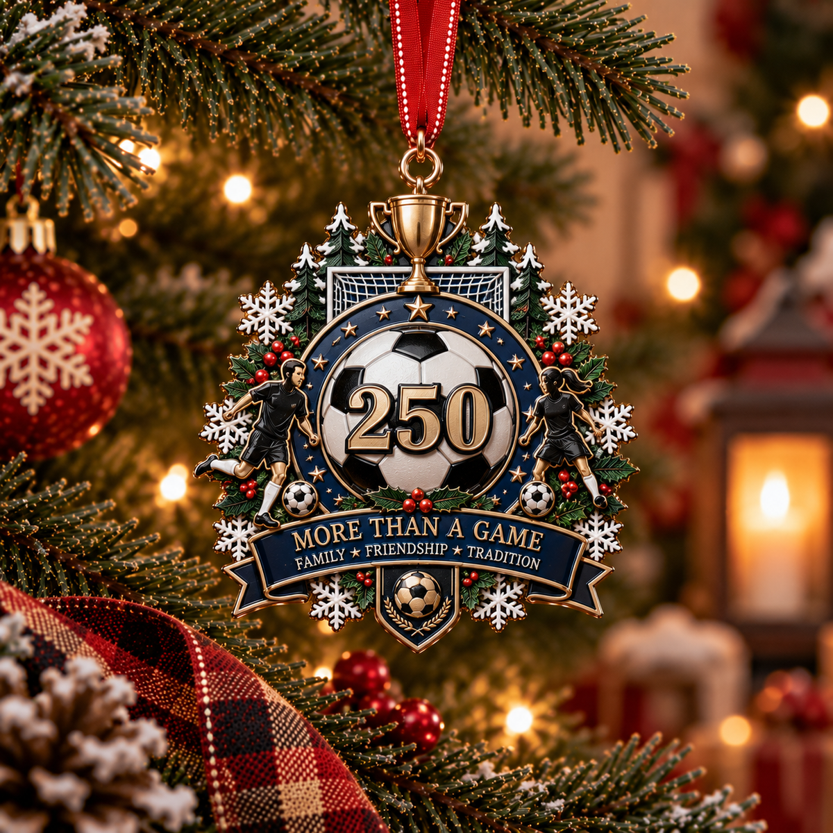 🏆 250th Anniversary Sports Heritage Christmas Ornaments – Keepsake Gifts for Sports Fans 🎄