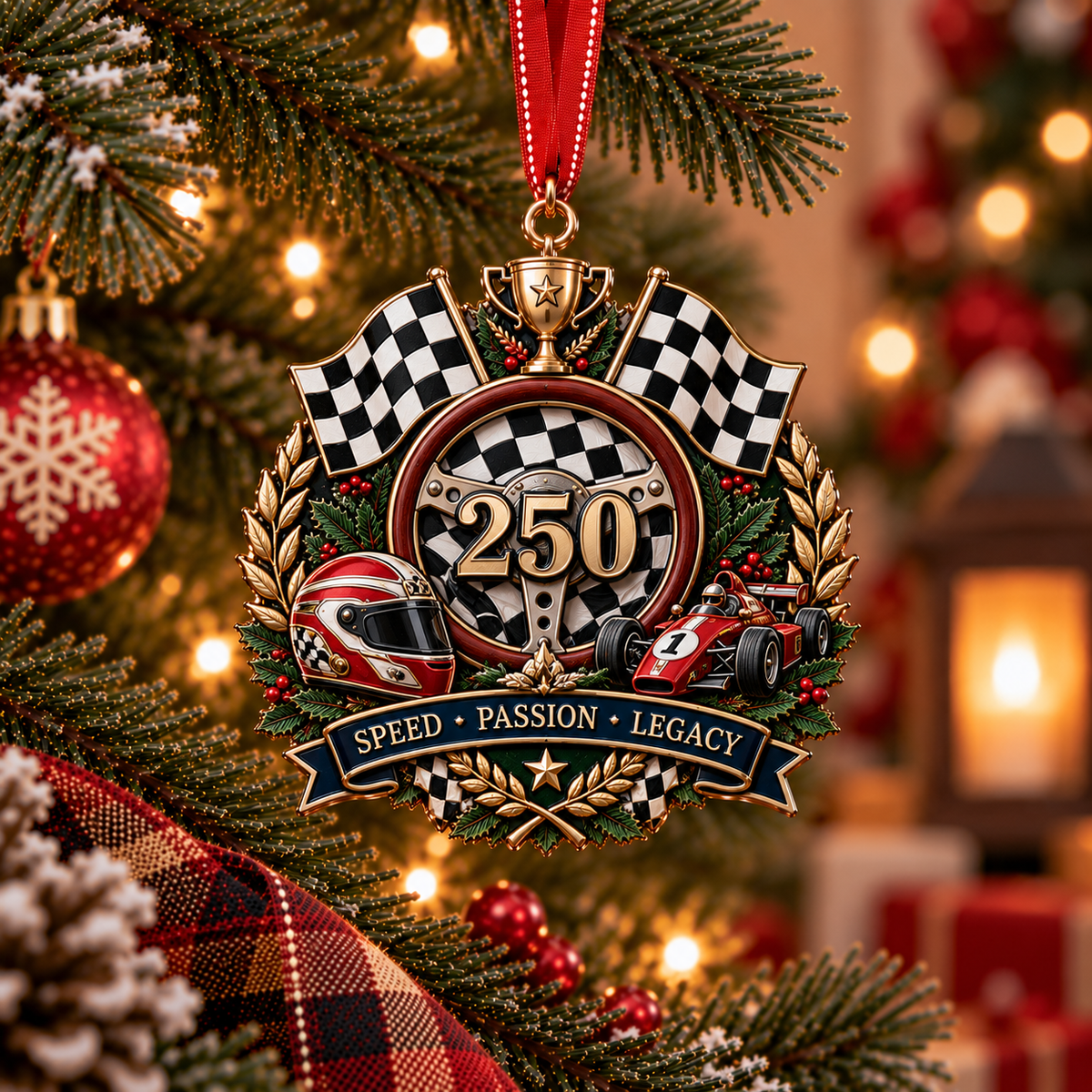 🏆 250th Anniversary Sports Heritage Christmas Ornaments – Keepsake Gifts for Sports Fans 🎄
