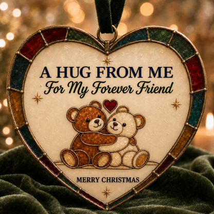 Friendship Heart Christmas Ornament ❤️🎄
