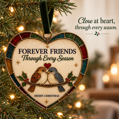 Friendship Heart Christmas Ornament ❤️🎄