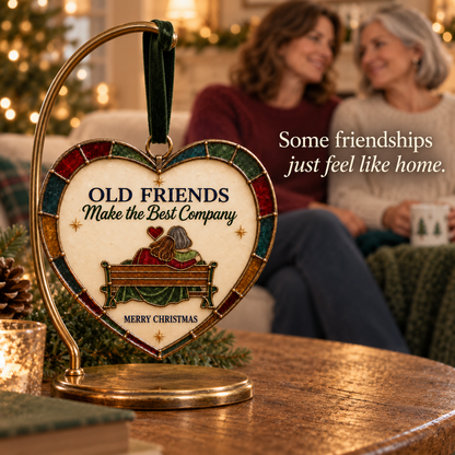 Friendship Heart Christmas Ornament ❤️🎄