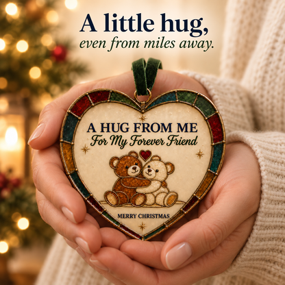 Friendship Heart Christmas Ornament ❤️🎄