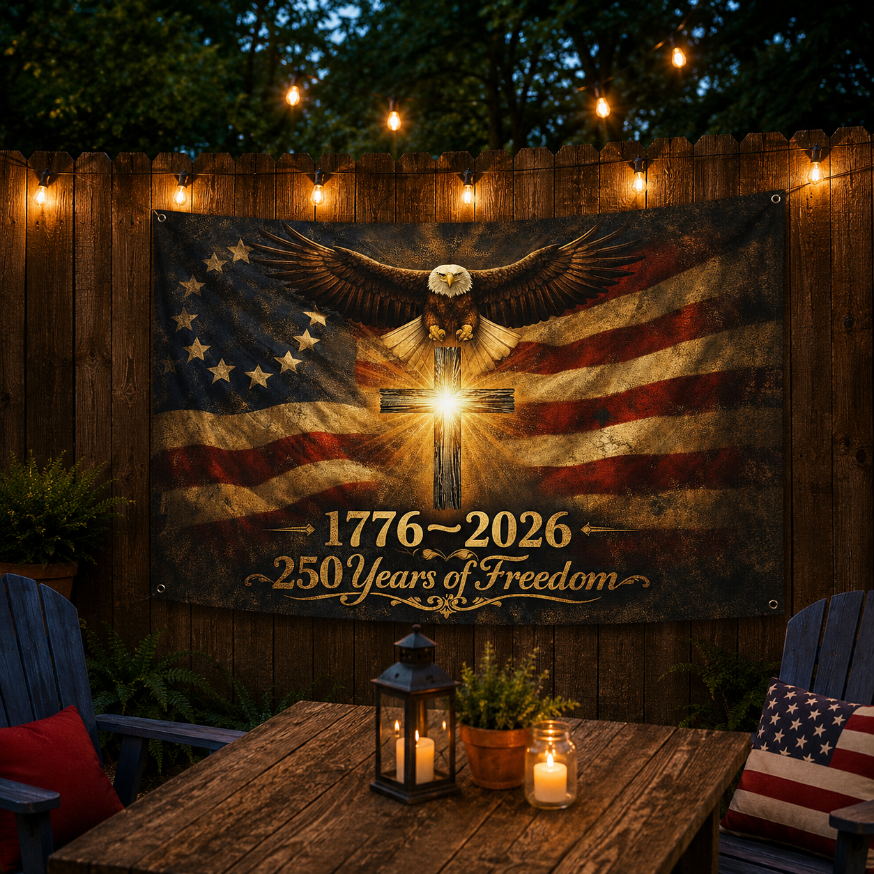🇺🇸 Limited Edition: "250 Years of Freedom" Faith & Patriotism Flag | 1776-2026 Commemorative (3x5 FT) 🦅✝️