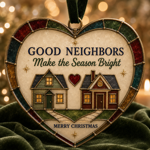 ✨ Heartfelt "Stained-Glass Style" Christmas Ornaments | The Perfect Holiday Gift for Everyone You Love ❤️🎄