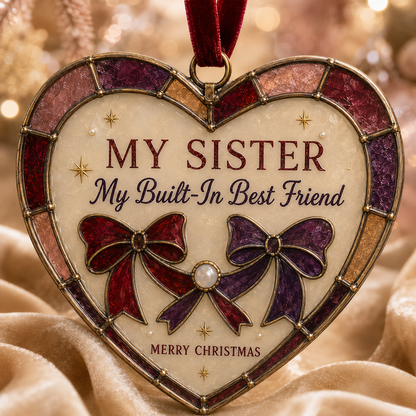 ✨ Heartfelt "Stained-Glass Style" Christmas Ornaments | The Perfect Holiday Gift for Everyone You Love ❤️🎄