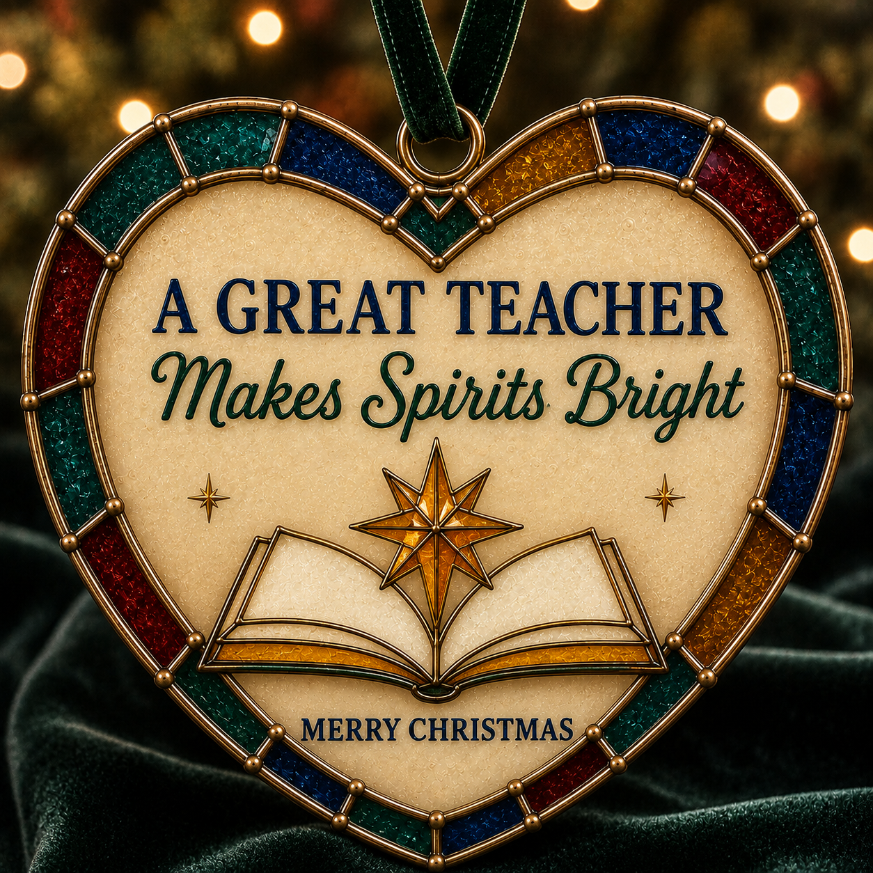 ✨ Heartfelt "Stained-Glass Style" Christmas Ornaments | The Perfect Holiday Gift for Everyone You Love ❤️🎄