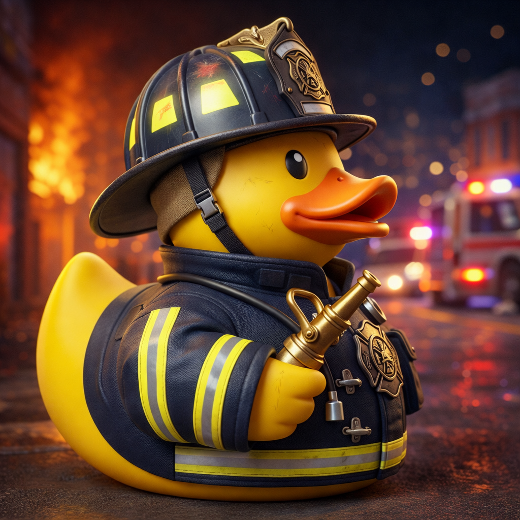 🔥Last Day 49% OFF 🚒🦆 Firefighter Hero Duck