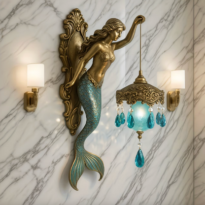 Aurelia™ - Vintage Mermaid Glow Wall Lamp