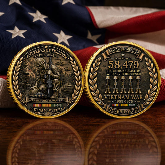 🔥LAST DAY 49 % OFF🔥Vietnam Veteran America 250th Anniversary Commemorative Coin