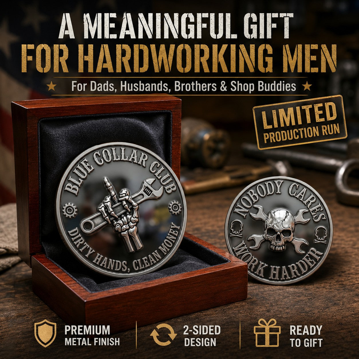 Blue Collar Club Challenge Coin