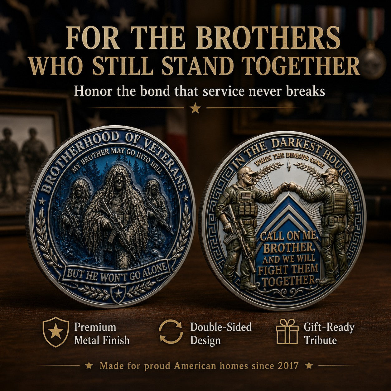 Brotherhood of Veterans Coin