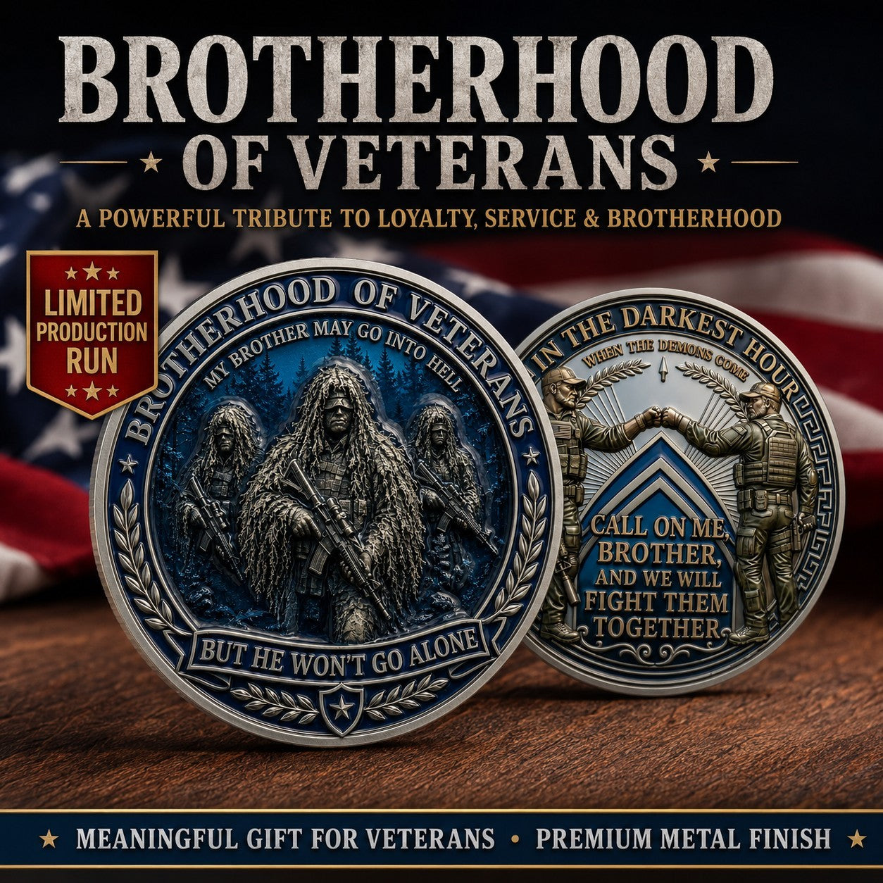 Brotherhood of Veterans Coin