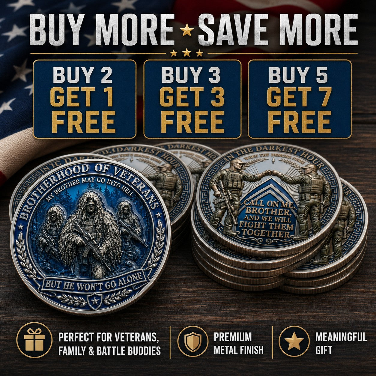 Brotherhood of Veterans Coin