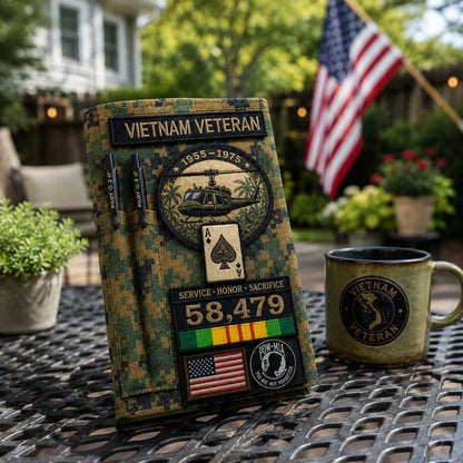 🔥LAST DAY 49% OFF - 🎖️Vietnam Veteran Tactical Journal Notebook