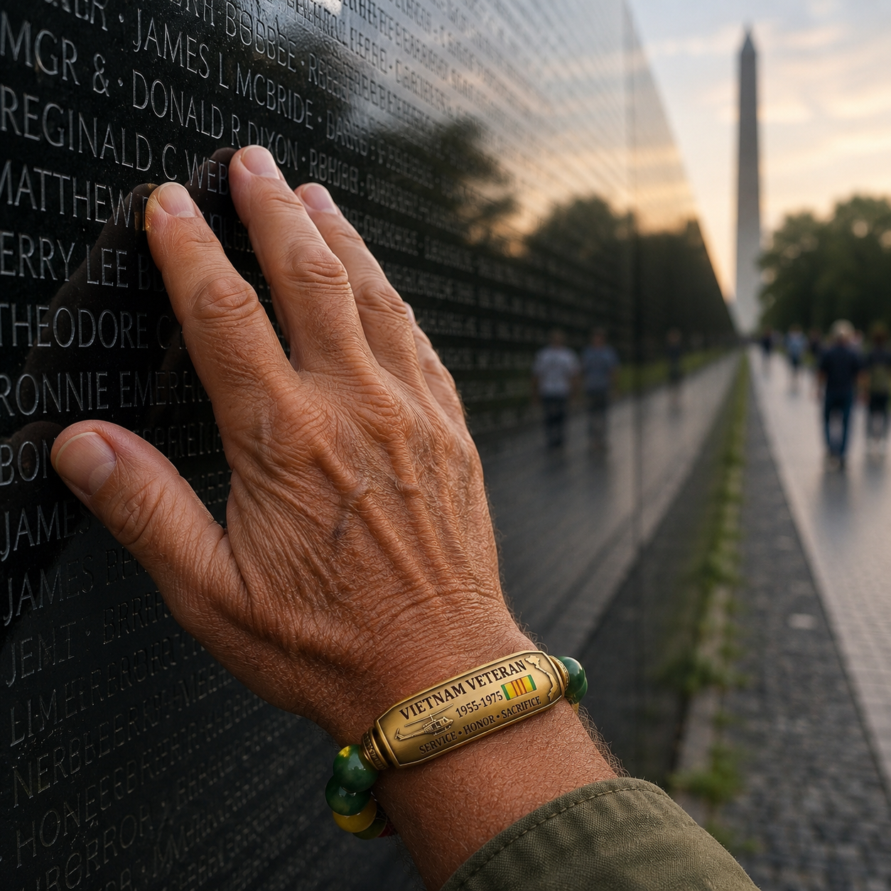 🏆Last Day Promo: 49% OFF 🎖️-Vietnam Veteran Tribute Beaded Bracelet with Giftbox