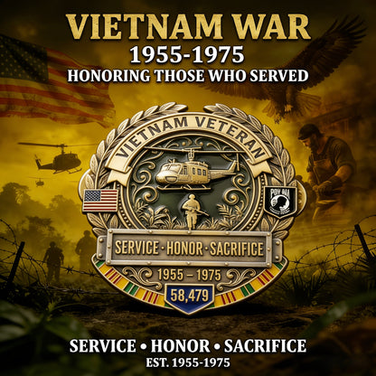 🦅 Last Day Promo: 49% OFF 🎖️Vietnam Veteran Honor Commemorative Pin