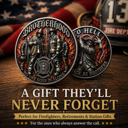 🏆Last Day Promo: 49% OFF Brotherhood Firefighter Challenge Coin