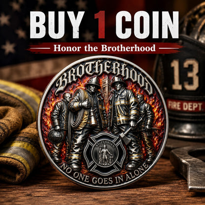 🏆Last Day Promo: 49% OFF Brotherhood Firefighter Challenge Coin