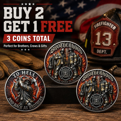🏆Last Day Promo: 49% OFF Brotherhood Firefighter Challenge Coin