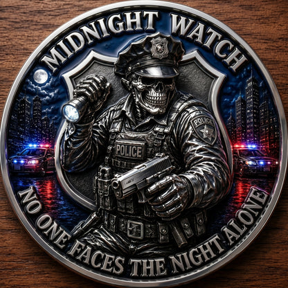 Police Brotherhood “Midnight Watch” Challenge Coin