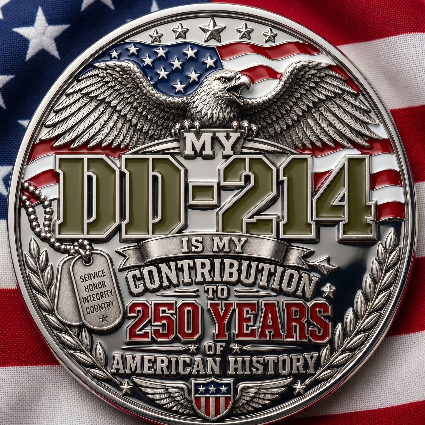 🦅U.S. Veteran 250 Years of Freedom Hat & 🇺🇸 Buy 1 Hat, Get 1 Coin FREE