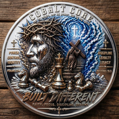 ❤️Last Day 49% OFF - ✝️Built Different Spiritual Warfare Coin