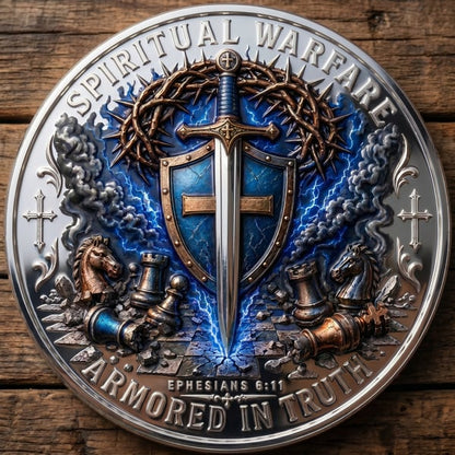 ❤️Last Day 49% OFF - ✝️Built Different Spiritual Warfare Coin