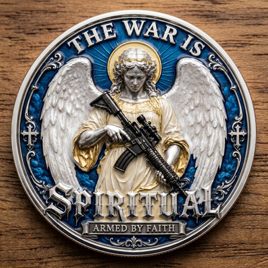 Spiritual Warfare Challenge Coin